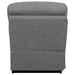 Higgins Upholstered Armless Chair Grey - U&U Home Budget Furniture (Carteret, NJ)
