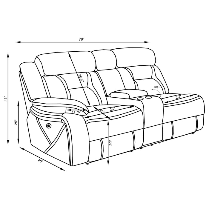 Higgins Reclining Sectionals - U&U Home Budget Furniture (Carteret, NJ)