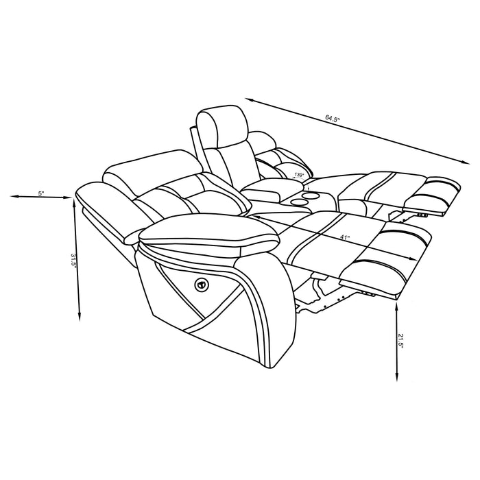 Higgins Reclining Sectionals - U&U Home Budget Furniture (Carteret, NJ)