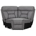 Higgins Upholstered Wedge Grey - U&U Home Budget Furniture (Carteret, NJ)
