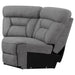 Higgins Reclining Sectionals Corner Chair - U&U Home Budget Furniture (Carteret, NJ)