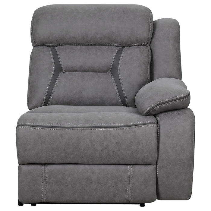 Higgins Reclining Sectionals - U&U Home Budget Furniture (Carteret, NJ)