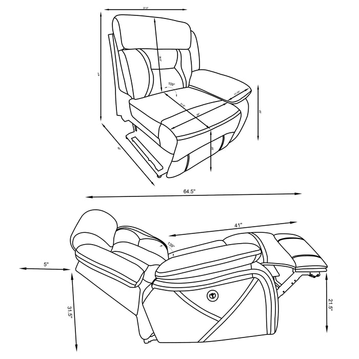 Higgins Reclining Sectionals - U&U Home Budget Furniture (Carteret, NJ)