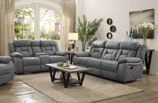 Higgins Upholstered Tufted Living Room Set - U&U Home Budget Furniture (Carteret, NJ)