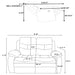 Nova Reclining 3 Pc Set - U&U Home Budget Furniture (Carteret, NJ)