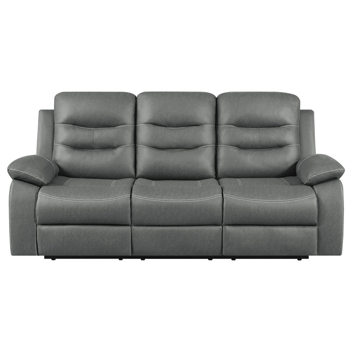 Nova Reclining Sofa - U&U Home Budget Furniture (Carteret, NJ)