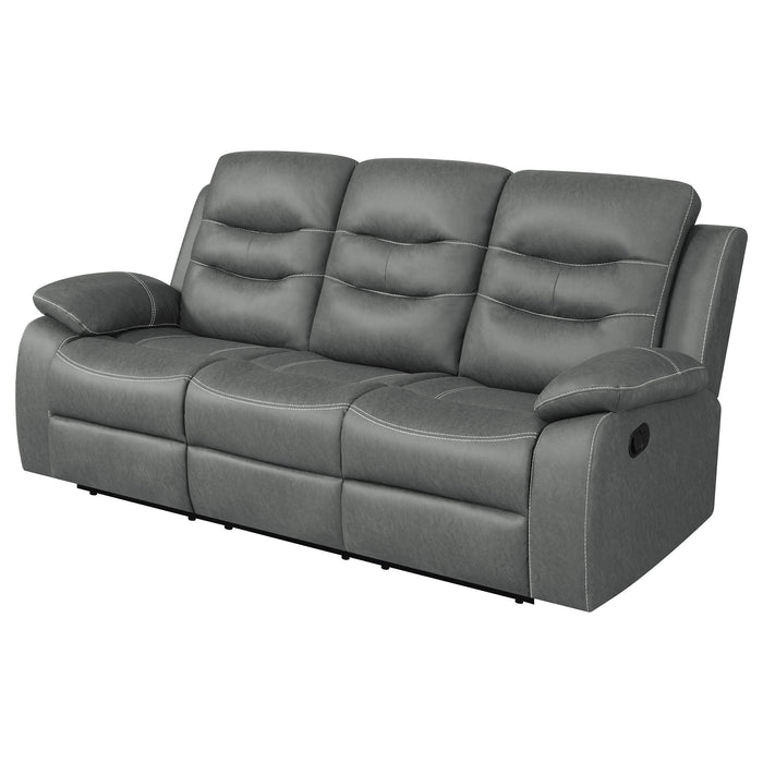 Nova Reclining Sofa - U&U Home Budget Furniture (Carteret, NJ)