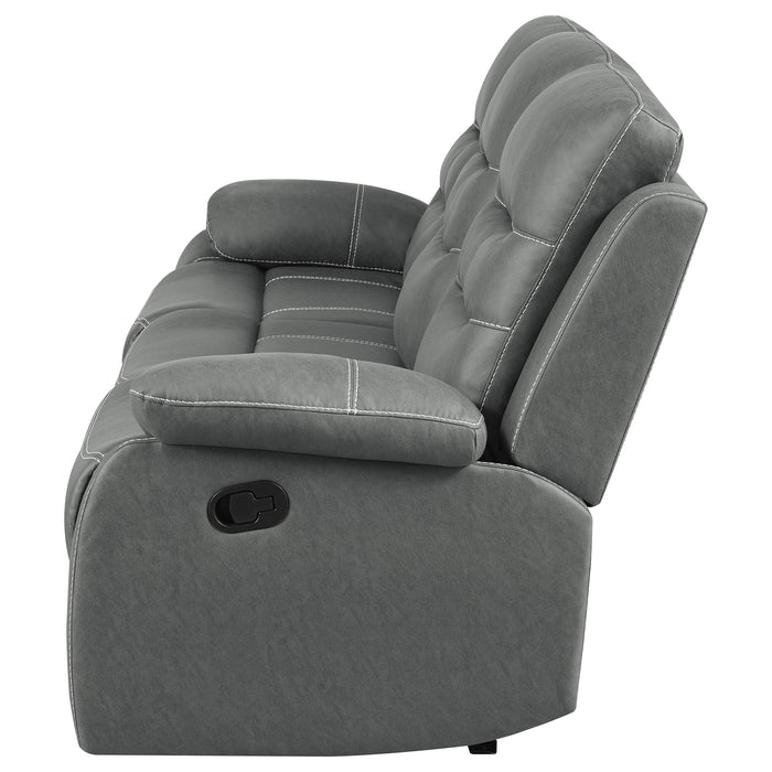 Nova Reclining Sofa - U&U Home Budget Furniture (Carteret, NJ)