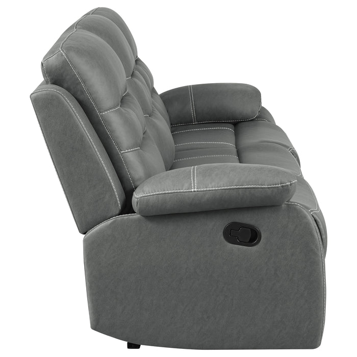 Nova Reclining Sofa - U&U Home Budget Furniture (Carteret, NJ)