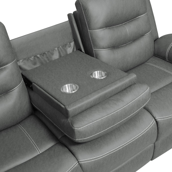 Nova Reclining Sofa - U&U Home Budget Furniture (Carteret, NJ)