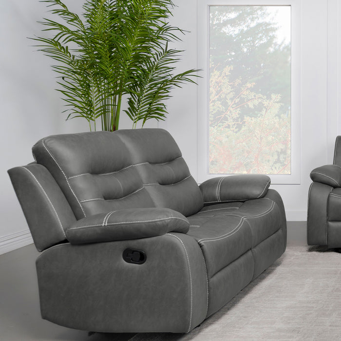 Nova Reclining Loveseat - U&U Home Budget Furniture (Carteret, NJ)