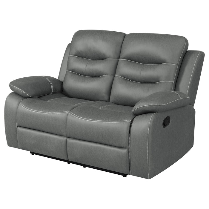 Nova Reclining Loveseat - U&U Home Budget Furniture (Carteret, NJ)