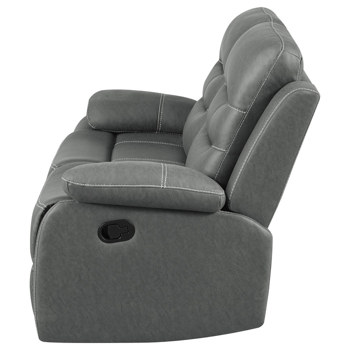 Nova Reclining Loveseat - U&U Home Budget Furniture (Carteret, NJ)
