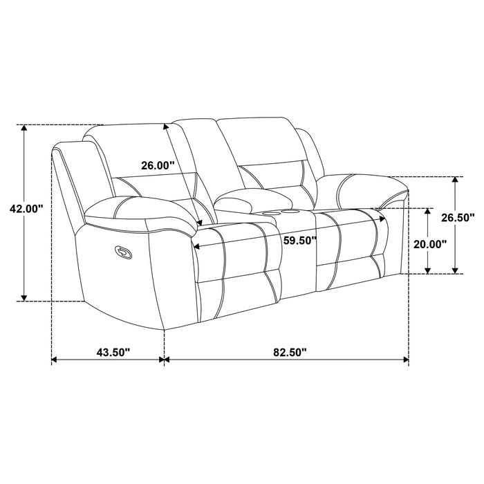 Gilson Reclining 2 Pc Set - U&U Home Budget Furniture (Carteret, NJ)