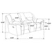 Gilson Reclining 2 Pc Set - U&U Home Budget Furniture (Carteret, NJ)