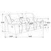 Gilson Reclining Sofa - U&U Home Budget Furniture (Carteret, NJ)