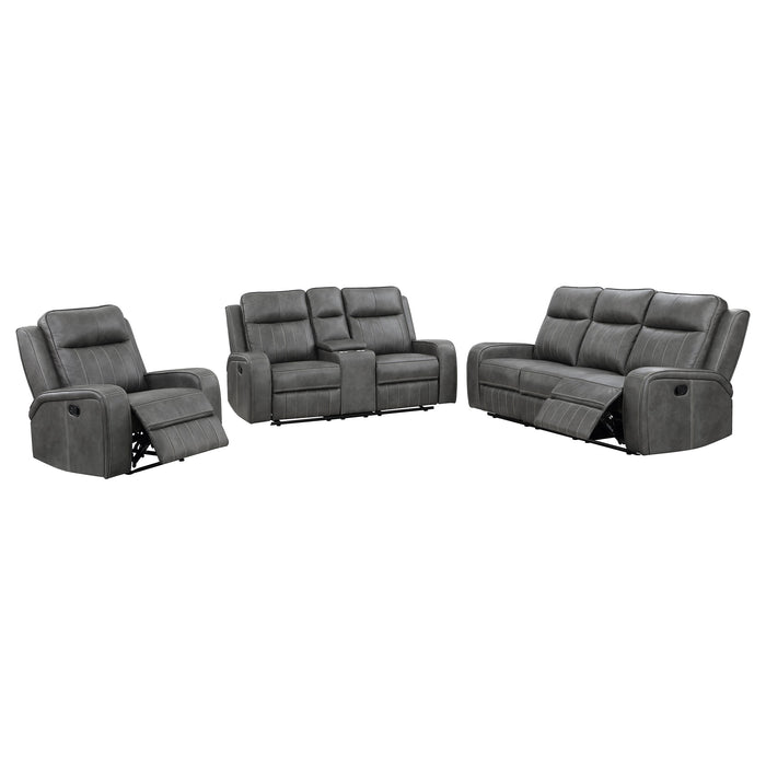 Raelynn Reclining 3 Pc Set - U&U Home Budget Furniture (Carteret, NJ)