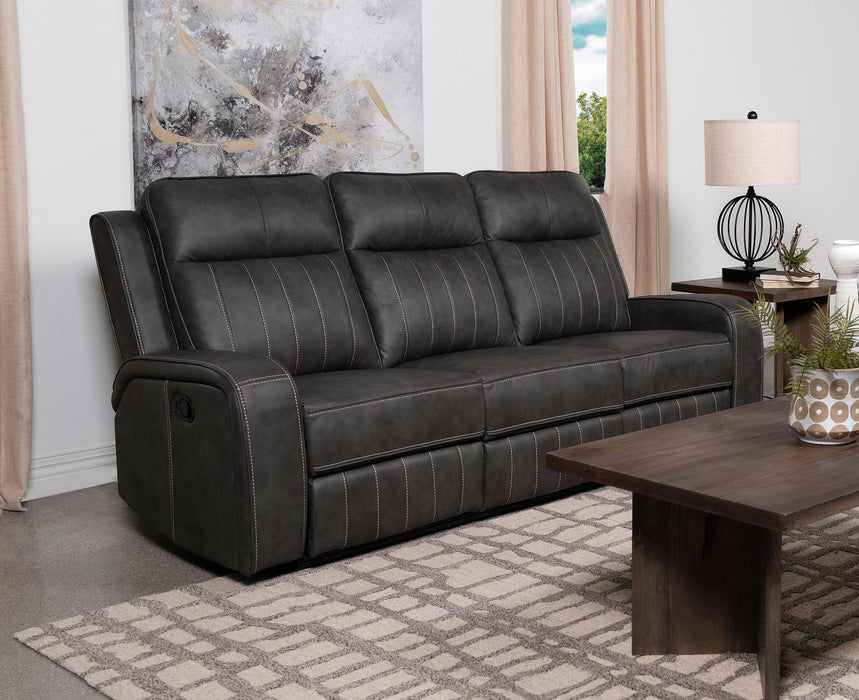 Raelynn Reclining Sofa - U&U Home Budget Furniture (Carteret, NJ)