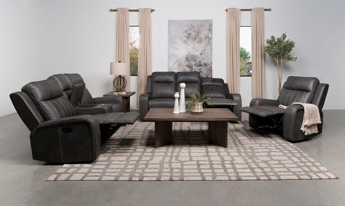 Raelynn Reclining Sofa - U&U Home Budget Furniture (Carteret, NJ)