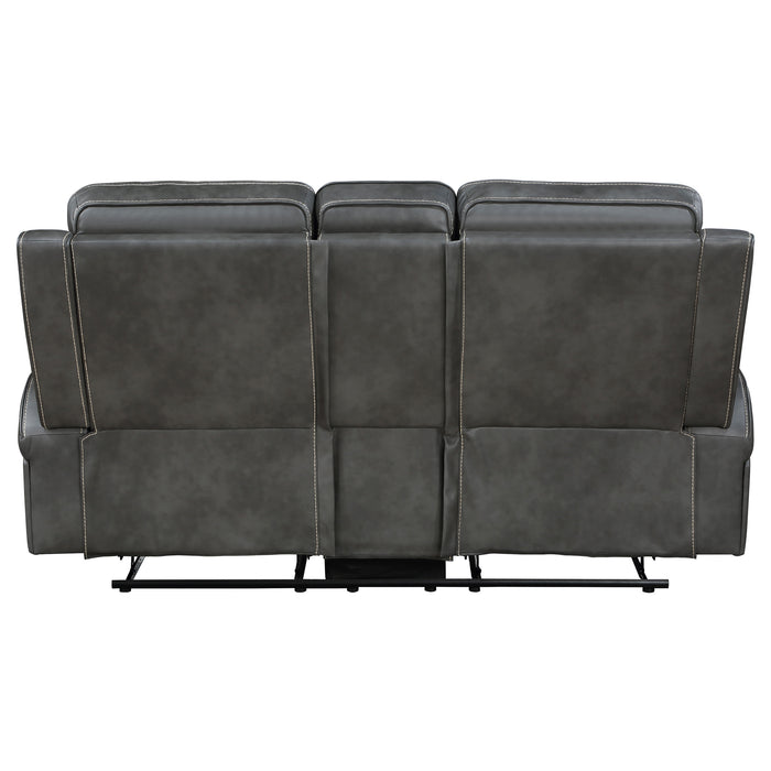 Raelynn Reclining Loveseat - U&U Home Budget Furniture (Carteret, NJ)