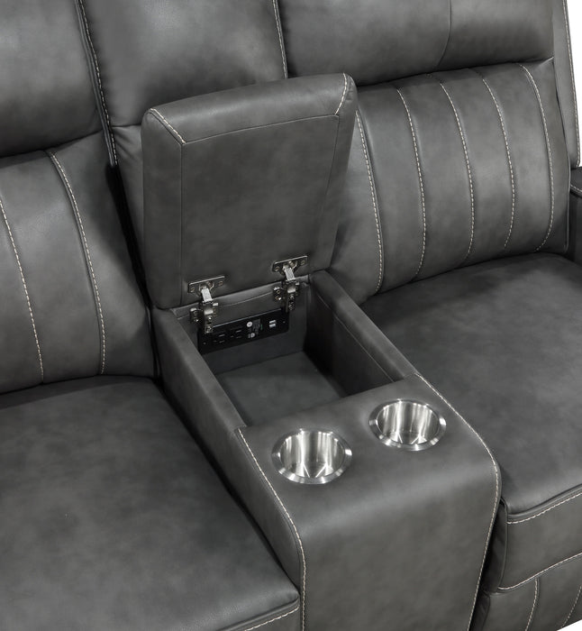 Raelynn Reclining Loveseat - U&U Home Budget Furniture (Carteret, NJ)