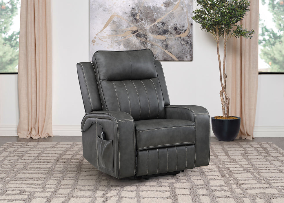 Raelynn Power Recliner - U&U Home Budget Furniture (Carteret, NJ)