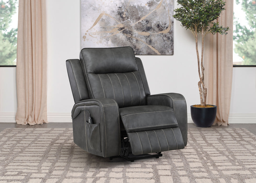 Raelynn Power Recliner - U&U Home Budget Furniture (Carteret, NJ)