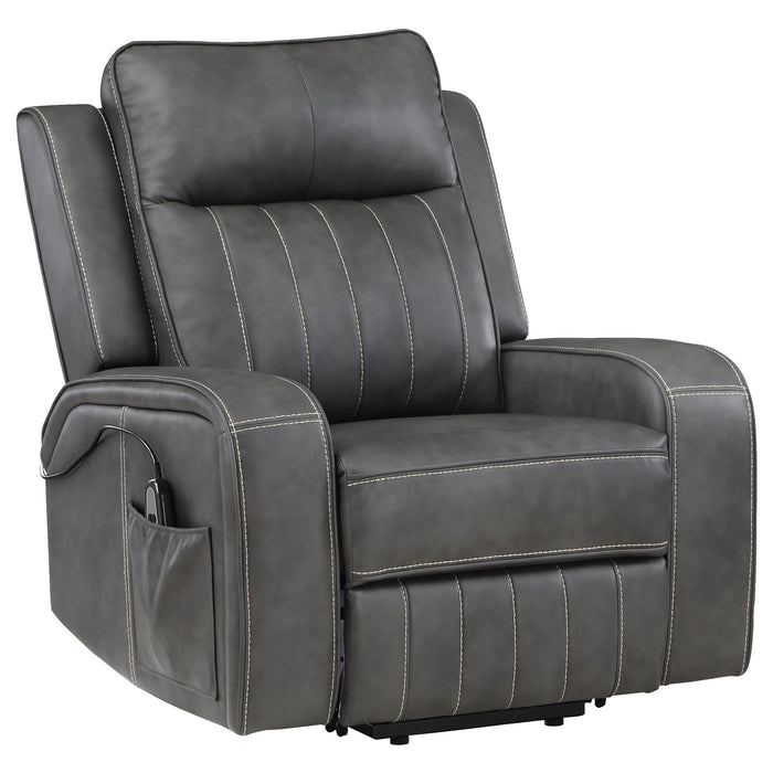Raelynn Power Recliner - U&U Home Budget Furniture (Carteret, NJ)