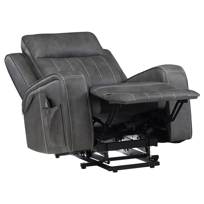 Raelynn Power Recliner - U&U Home Budget Furniture (Carteret, NJ)