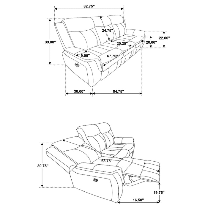 Lawrence Reclining Sets - U&U Home Budget Furniture (Carteret, NJ)