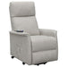 Herrera Power Lift Recliner with Wired Remote Beige - U&U Home Budget Furniture (Carteret, NJ)