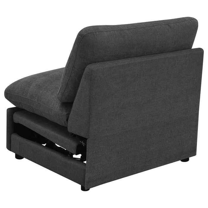 Collins Armless chair - U&U Home Budget Furniture (Carteret, NJ)