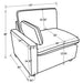 Collins Power Recliner Sectionals - U&U Home Budget Furniture (Carteret, NJ)