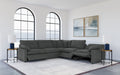 Collins Power Recliner Sectionals - U&U Home Budget Furniture (Carteret, NJ)