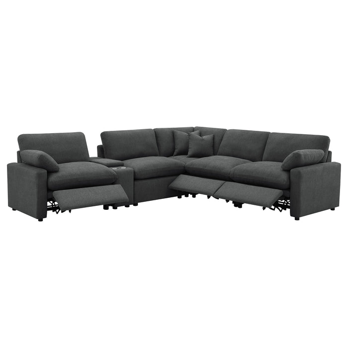 Collins Non Recling Sectionals - U&U Home Budget Furniture (Carteret, NJ)