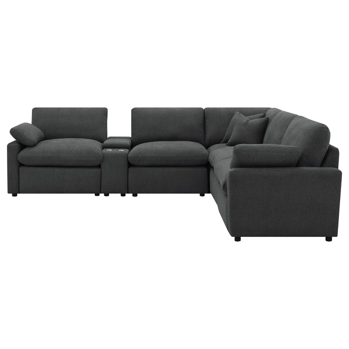 Collins Non Recling Sectionals - U&U Home Budget Furniture (Carteret, NJ)