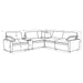 Collins Non Recling Sectionals - U&U Home Budget Furniture (Carteret, NJ)