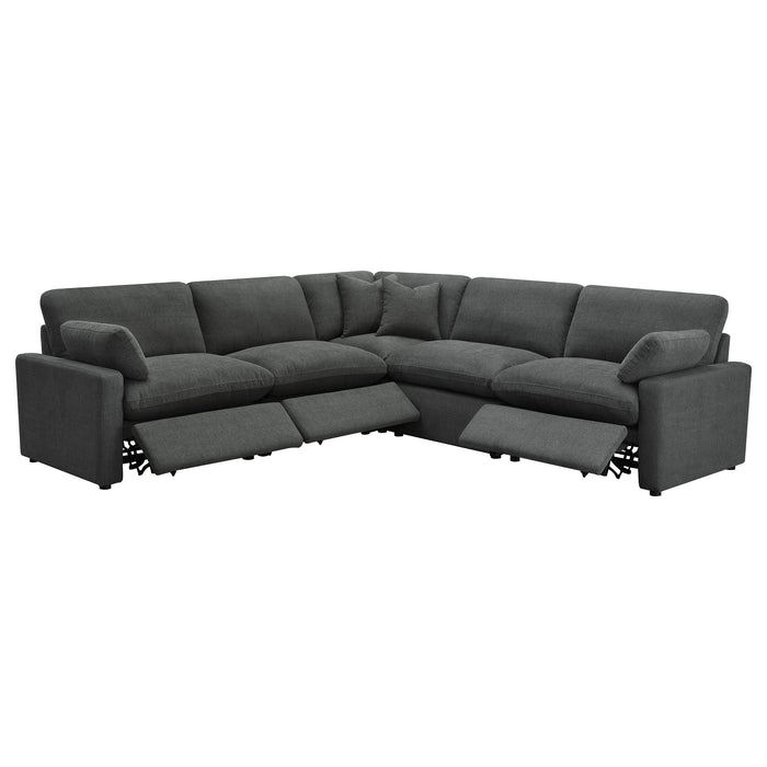 Collins Reclining Sectionals Upholstered - U&U Home Budget Furniture (Carteret, NJ)