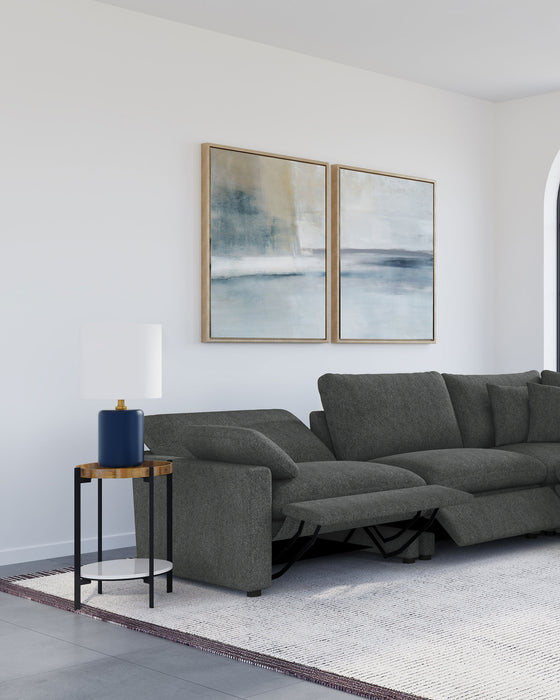 Collins Power Recliner Sectionals - U&U Home Budget Furniture (Carteret, NJ)