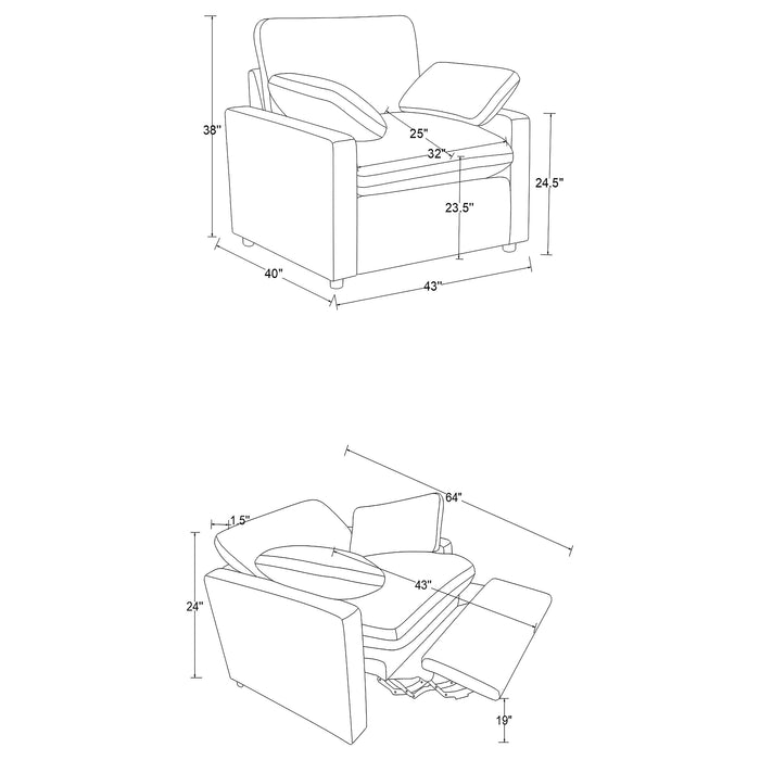 Collins Power Recliners - U&U Home Budget Furniture (Carteret, NJ)