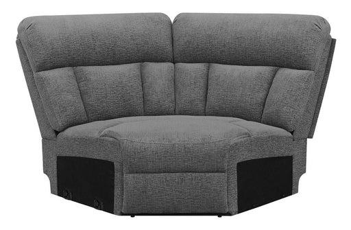 Bahrain Upholstered Wedge Charcoal - U&U Home Budget Furniture (Carteret, NJ)