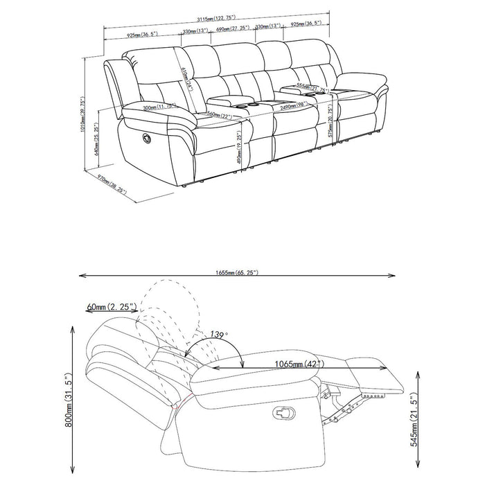 Bahrain Sofa - U&U Home Budget Furniture (Carteret, NJ)