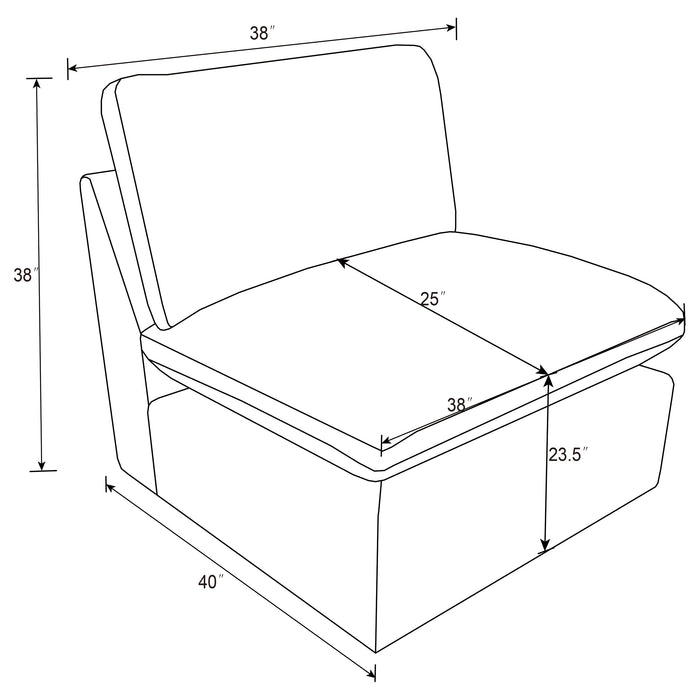 Collins Accent Chair - U&U Home Budget Furniture (Carteret, NJ)