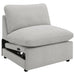 Collins Armless chair - U&U Home Budget Furniture (Carteret, NJ)