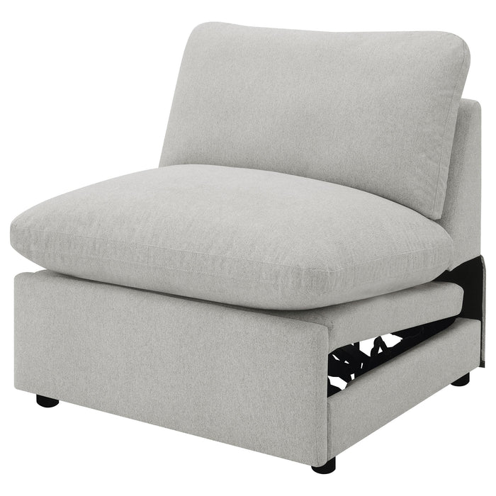 Collins Armless chair - U&U Home Budget Furniture (Carteret, NJ)