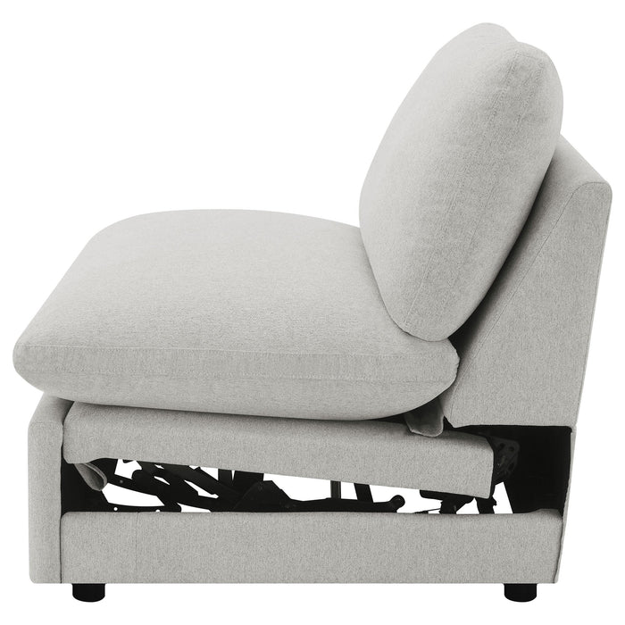 Collins Armless chair - U&U Home Budget Furniture (Carteret, NJ)