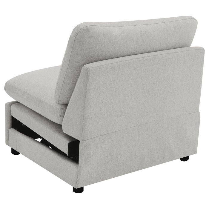 Collins Armless chair - U&U Home Budget Furniture (Carteret, NJ)