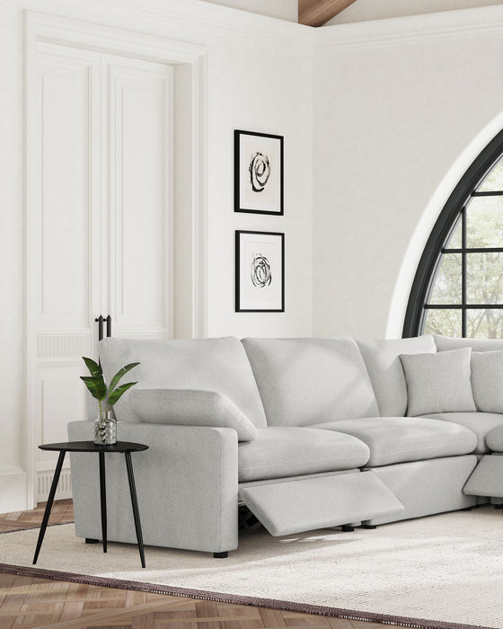 Collins Sectionals White - U&U Home Budget Furniture (Carteret, NJ)