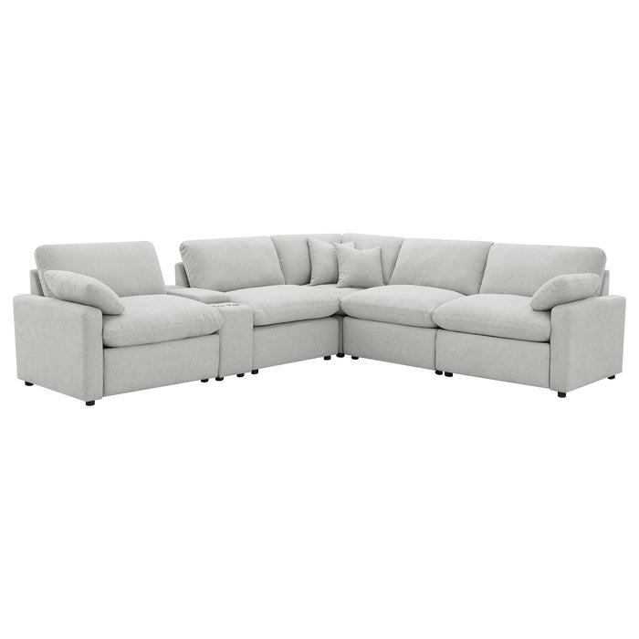 Collins Non Recling Sectionals - U&U Home Budget Furniture (Carteret, NJ)