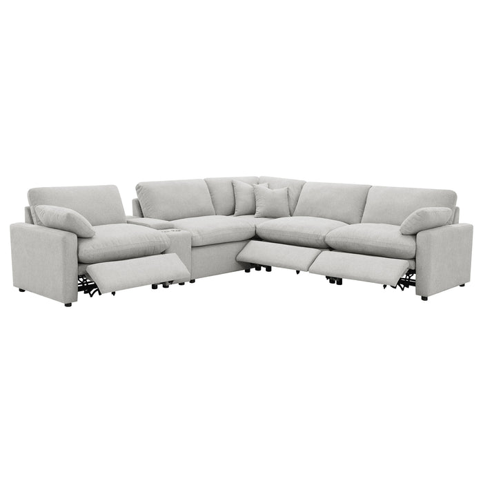 Collins Non Recling Sectionals - U&U Home Budget Furniture (Carteret, NJ)